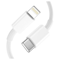 Tech-Protect C20W USB-C PD 20W / USB-A QC 3.0 Charger with USB-C / Lightning Cable - White
