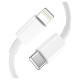 Tech-Protect C20W USB-C PD 20W / USB-A QC 3.0 Charger with USB-C / Lightning Cable - White