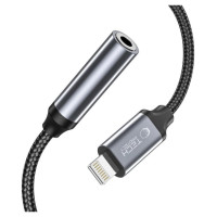 Tech-Protect UltraBoost Lightning / 3.5mm mini jack adapter - black