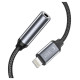Tech-Protect UltraBoost Lightning / 3.5mm mini jack adapter - black