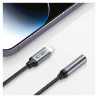 Tech-Protect UltraBoost Lightning / 3.5mm mini jack adapter - black