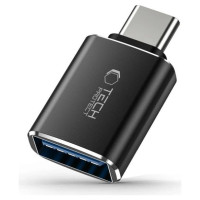 Tech-Protect UltraBoost USB-C (Male) / USB-A (Female) OTG Adapter - Black