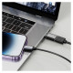 Tech-Protect UltraBoost USB-C (Male) / USB-A (Female) OTG Adapter - Black