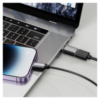 Tech-Protect UltraBoost Lightning (Male) / USB-A (Female) OTG Adapter - Black