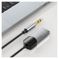 Tech-Protect UltraBoost audio adapter mini jack 3.5mm (male) / Bluetooth - gray