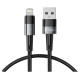 Tech-Protect UltraBoost Lightning / Lightning cable 12W 2.4A 0.25m - gray