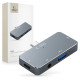 Tech-Protect HUB Tech-Protect V6 4in1 USB-C - USB-A 3.0 / USB-C PD100W / HDMI / mini jack 3.5mm - gray