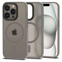 Tech-Protect MagMat MagSafe case for iPhone 15 Pro Max - titanium matte