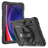 Tech-Protect Solid360 Case for Samsung Galaxy Tab S9 FE 10.9" X510 / X516B - Black