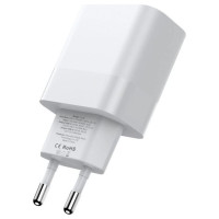 Tech-Protect C20W charger 2x USB-C PD 20W - white