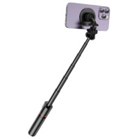 Tech-Protect L06S Bluetooth magnetic selfie stick with MagSafe, remote control, tripod up to 82cm and 360 head - black