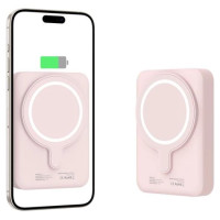 Tech-Protect LifeMag PB11 Powerbank with MagSafe 10000mAh 15W USB-C port - pink + USB-C cable