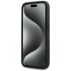 Dkny 3D Rubber Repeat Pattern case for iPhone 15 Plus - black
