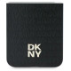 Dkny Repeat Pattern Stack Logo Case for Samsung Galaxy Z Flip6 - Black