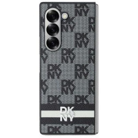 Dkny Checkered Pattern Printed Stripes case for Samsung Galaxy Z Fold 6 - black