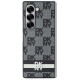 Dkny Checkered Pattern Printed Stripes case for Samsung Galaxy Z Fold 6 - black