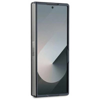 Dkny Checkered Pattern Printed Stripes case for Samsung Galaxy Z Fold 6 - black