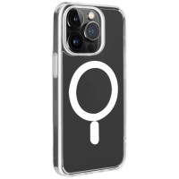 Puro Lite Mag MagSafe Silicone Case for iPhone 14 Pro - Transparent