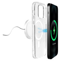 Puro Lite Mag MagSafe Silicone Case for iPhone 14 Pro - Transparent
