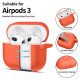 Tech-Protect Silicone Hook Case for Apple AirPods 3 - Orange