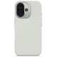 Decoded AntiMicrobial Silicone Backcover with MagSafe for iPhone 16 - Gray