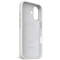 Decoded AntiMicrobial Silicone Backcover with MagSafe for iPhone 16 - Gray