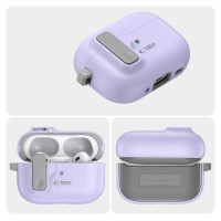 Tech-Protect Slim Hook Case with Carabiner for Apple AirPods Pro 1 / 2 - Purple