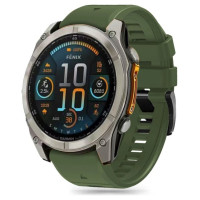 Tech-Protect Silicone Line Strap for Garmin Fenix 5X / 5X Plus / 6X / 6X Pro / 7X / 8 (51 mm) - Green