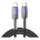 Joyroom S-A42 Crystal-Clear Series 30W USB-C - Lightning cable 1.2m - black