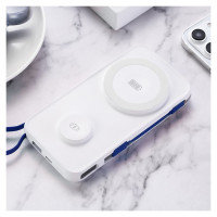 3Mk Protection Powerbank 3mk PastelUp 10,000mAh 22.5W USB 1A1C - white