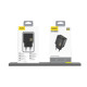 Dudao A27S 25W GaN USB-A Charger - White