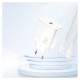 Dudao A27 25W GaN USB-C Wall Charger - White