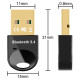 Wozinsky Mini Bluetooth 5.4 Adapter Wozinsky WUSB54YS USB-A Receiver Transmitter for Computer - Black