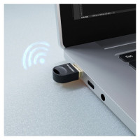 Wozinsky Mini Bluetooth 5.4 Adapter Wozinsky WUSB54YS USB-A Receiver Transmitter for Computer - Black