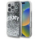 Dkny DKHCP16LLBNAEK iPhone 16 Pro 6.3" black/black hardcase Liquid Glitter Arch Logo