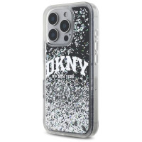 Dkny DKHCP16LLBNAEK iPhone 16 Pro 6.3" black/black hardcase Liquid Glitter Arch Logo