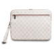 Dkny Sleeve Checkered Pattern Printed Stripes 14" Laptop Case - Pink