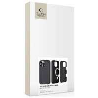 Tech-Protect Silicone MagSafe Case for iPhone 16 Pro Max - Black