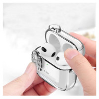 Tech-Protect Slim Hook Case for AirPods 4 - Clear