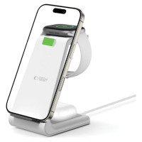 Tech-Protect QI15W-A36 3in1 Charging Station for Apple - White