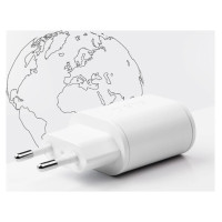 SBS TETRPD20W 20W USB-A USB-C Wall Charger with Power Delivery - White