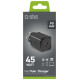 SBS TETRGAN1C45W 45W GaN USB-C Wall Charger with Power Delivery - Black