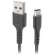SBS TECABLEMICROC15K USB-A - USB-C Cable 1.5m - Black