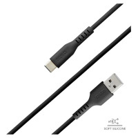 SBS TECABLEMICROC15K USB-A - USB-C Cable 1.5m - Black