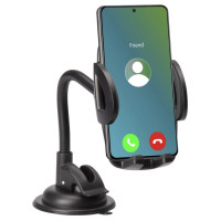 SBS TE0UCH20W Smartphone Holder for 6.8" on Glass - Black
