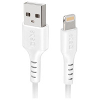 SBS TECABLEUSBIP589W USB-A - Lightning Cable - White