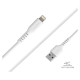 SBS TECABLEUSBIP589W USB-A - Lightning Cable - White