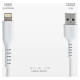 SBS TECABLEUSBIP589W USB-A - Lightning Cable - White