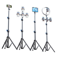 Wozinsky WRLD-00Y1S tripod tripod durable carbon steel tripod 1.7m matte - black