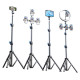 Wozinsky WRLD-00Y1S tripod tripod durable carbon steel tripod 1.7m matte - black